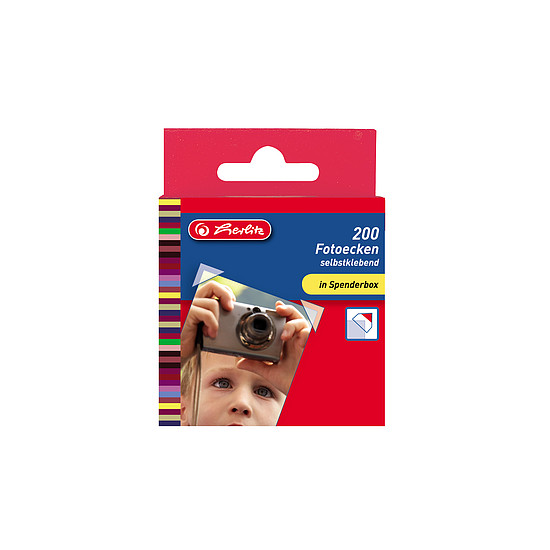 Herlitz öntapadó fotósarok, átlátszó 200db/doboz 08767329