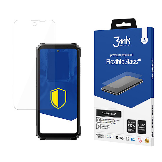 Hibrid üveg 3mk FlexibleGlass a Blackview BV8900 kijelzőn