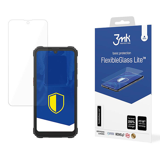 Hibrid üveg 3mk FlexibleGlass Lite a Blackview BV5300 Pro készüléken