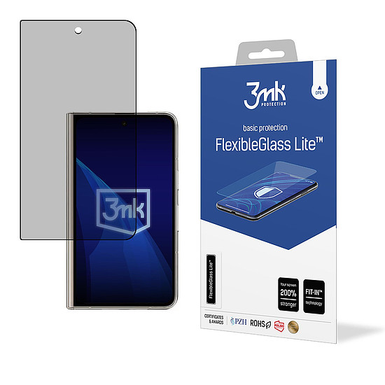 Hibrid üveg 3mk FlexibleGlass Lite a Google Pixel Foldon (elöl)