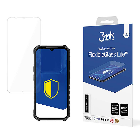 Hibrid üveg 3mk FlexibleGlass Lite Hammer Iron V lencsén