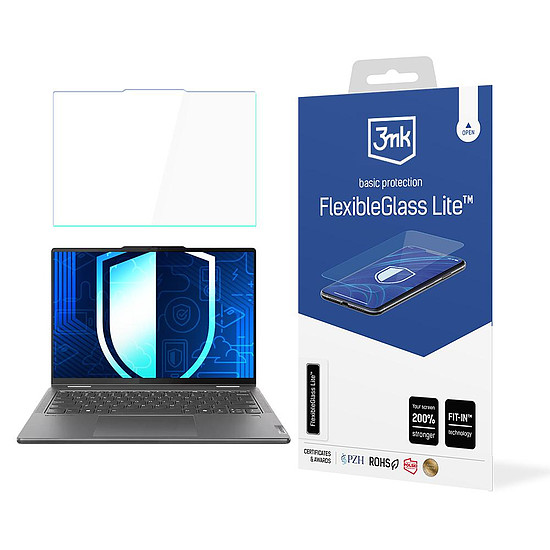 Hibrid üveg 3mk FlexibleGlass Lite Lenovo Yoga 7 2-in-1 14IML9 14"-os készülékhez