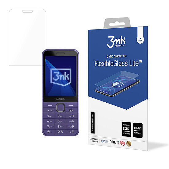 Hibrid üveg 3mk FlexibleGlass Lite Nokia 235 4G / 215 4G