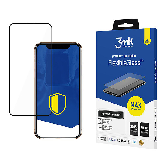 Hibrid üveg 3mk FlexibleGlass Max iPhone 11 Pro Max készülékhez