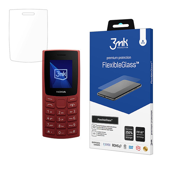 Hibrid üveg 3mk FlexibleGlass Nokia 105 4G (2023) készülékhez