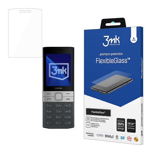 Hibrid üveg 3mk FlexibleGlass Nokia 150 2023 készülékhez