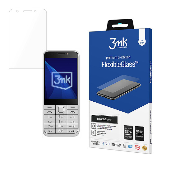 Hibrid üveg 3mk FlexibleGlass Nokia 230 DualSim 2024-hez