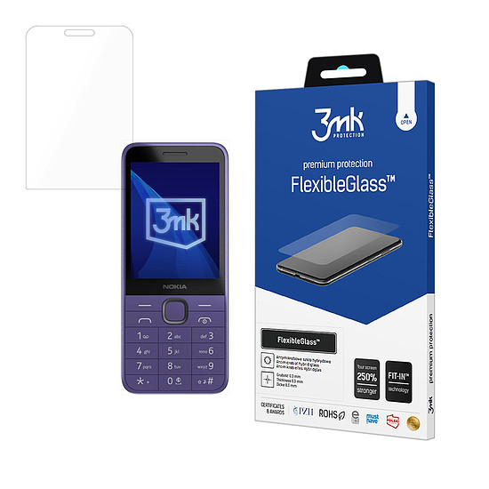 Hibrid üveg 3mk FlexibleGlass Nokia 235 4G / 215 4G készülékhez