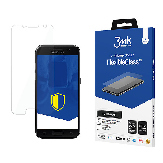 Hibrid üveg 3mk FlexibleGlass Samsung Galaxy A3 2017-hez