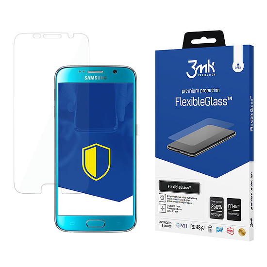 Hibrid üveg 3mk FlexibleGlass Samsung Galaxy S6 készülékhez