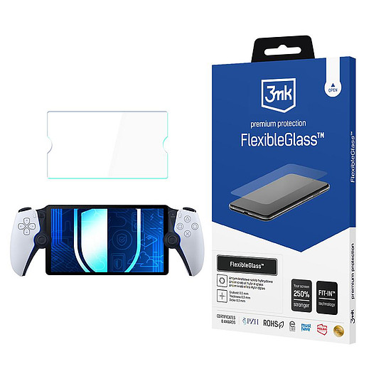 Hibrid üveg 3mk FlexibleGlass Sony PlayStation Portalhoz - akár 8,3"-os méretig