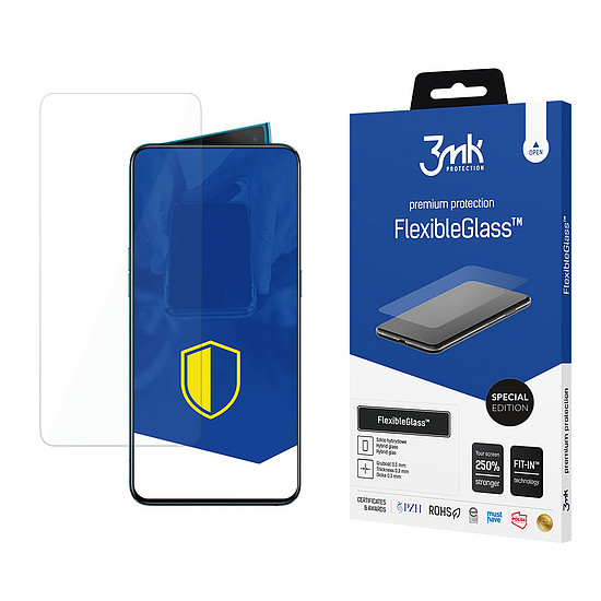 Hibrid üveg 3mk FlexibleGlass Special Edition az Oppo Reno 2-n