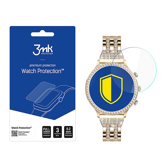 Hibrid üveg 3mk óravédelem FlexibleGlass Manta Diamond Lusso Gold készüléken