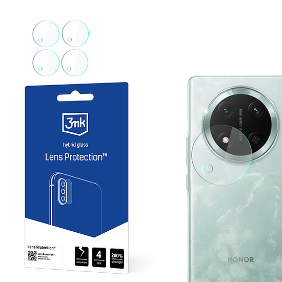 Hibrid üveg a kameralencséhez 3mk lencsevédelem Honor Magic7 Lite készülékhez