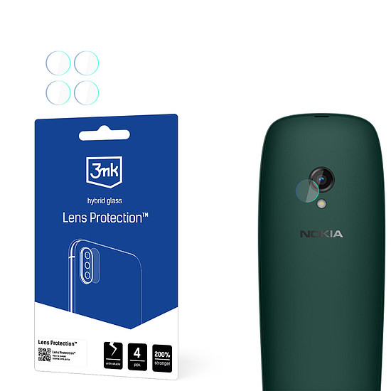 Hibrid üveg a kameralencséhez 3mk lencsevédő Nokia 6310 (2024) készülékhez