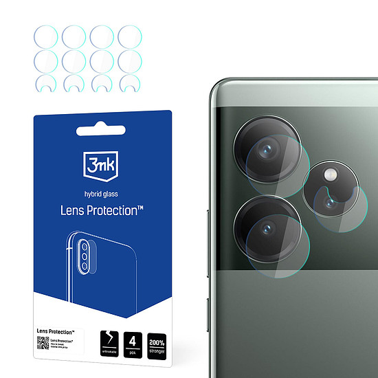 Hibrid üveg kameralencséhez 3mk lencsevédelem Realme GT 6T-hez