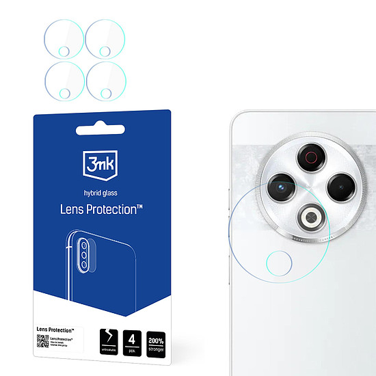Hibrid üveg kameralencséhez 3mk lencsevédelem Tecno Spark 30 5G-hez