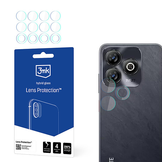 Hibrid üveg kameralencséhez 3mk lencsevédelem ZTE Blade V60 Smart készülékhez