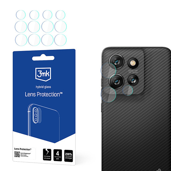 Hibrid üveg kameralencséhez 3mk lencsevédő Motorola ThinkPhone25 készülékhez