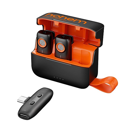 Hohem mikrofon 2TX + 1RX + USB-C töltőtok (MIC-01_TypeC)