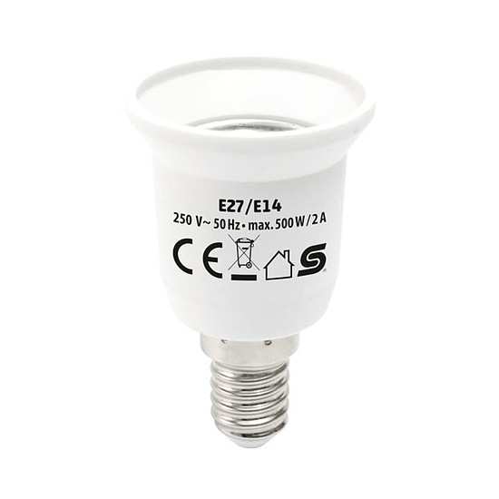 Home E27/E14 foglalatátalakító adapter, max. 2 A