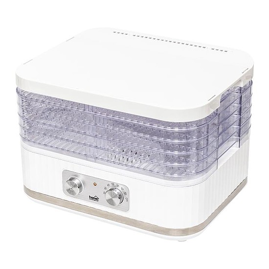 Home HG ASZ 5 aszaló, 35-70C között állítható hőmérséklet, 5 tálca, töltőtömeg 3,5 kg, 250 W, fehér