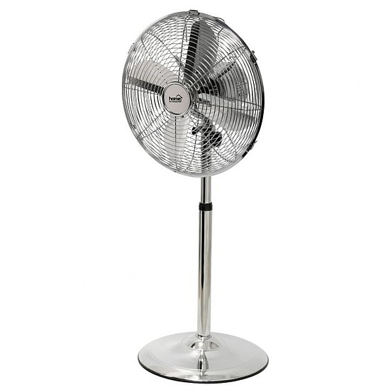 Home SFS 40 álló fém ventilátor, 45 W, 3 fokozat, 40 cm-es lapátátmérő, fém lapátok, 85-os oszcillálás