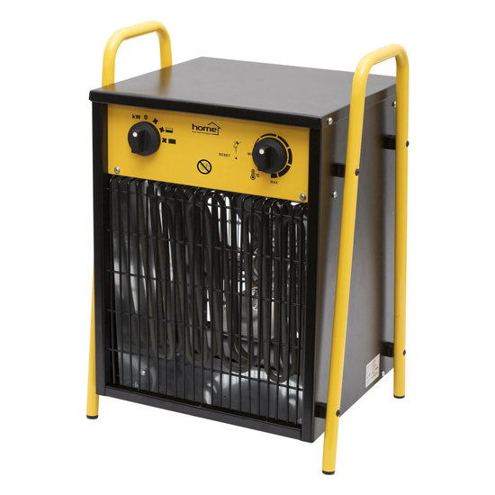 Hordozható ventilátoros fűtőtest, 400 V/9 kW
