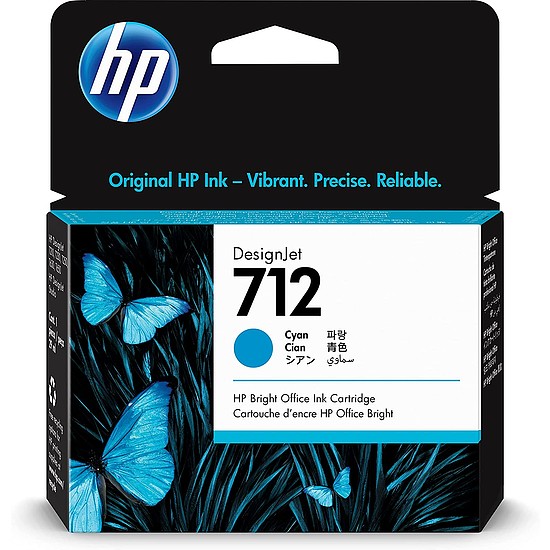 HP 3ED67A No.712 Cyan tintapatron eredeti 29ml