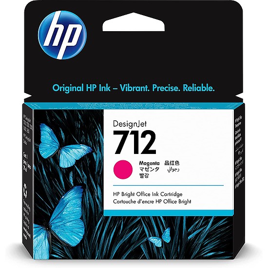 HP 3ED68A No.712 Magenta tintapatron eredeti 29ml