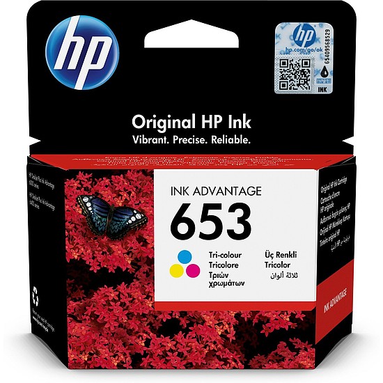 HP 3YM74AE No.653 tintapatron eredeti Color