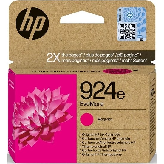 HP 4K0U8NE No.924e EvoMore Magenta tintapatron eredeti 0,8K