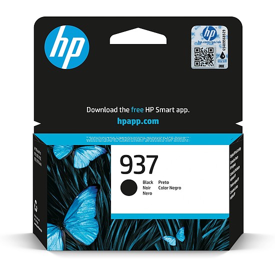 HP 4S6W5NE No.937 Black tintapatron eredeti