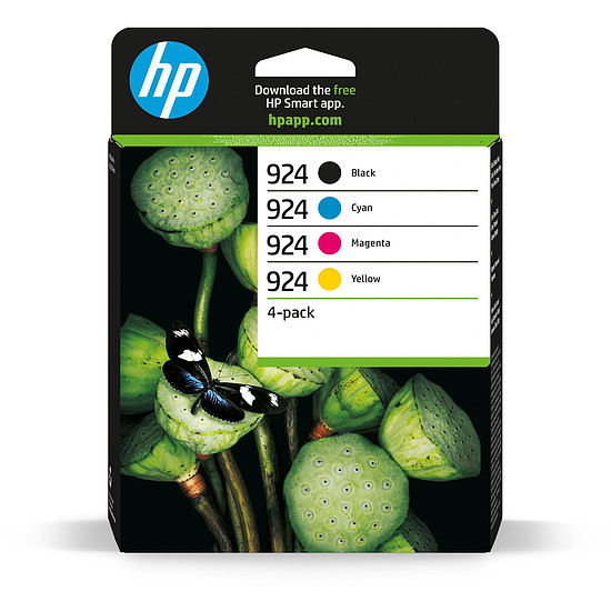 HP 6C3Z1NE No.924 Multipack Bk + C + M + Y eredeti multipack