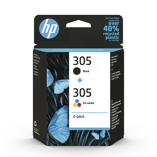 HP 6ZD17AE No.305 Multipack Black + Color tintapatron eredeti (3YM60AE + 3YM61AE)