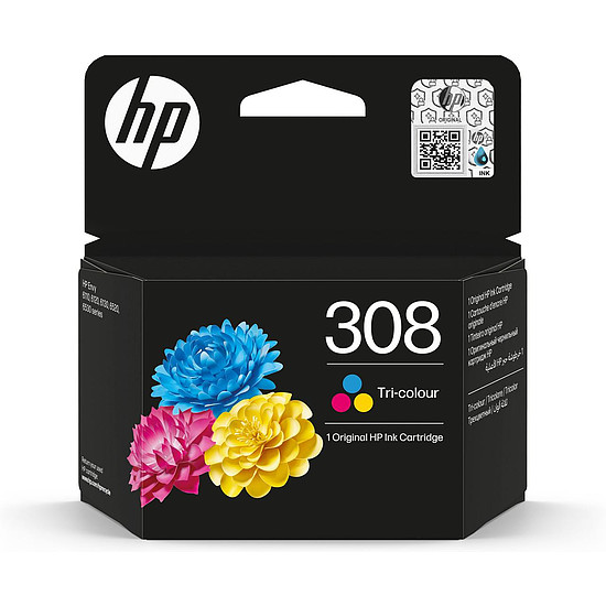 HP 7FP20UE No.308 tintapatron eredeti Color