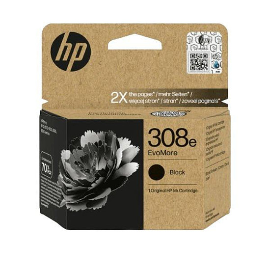 HP 7FP22UE No.308e Evomore tintapatron eredeti Black