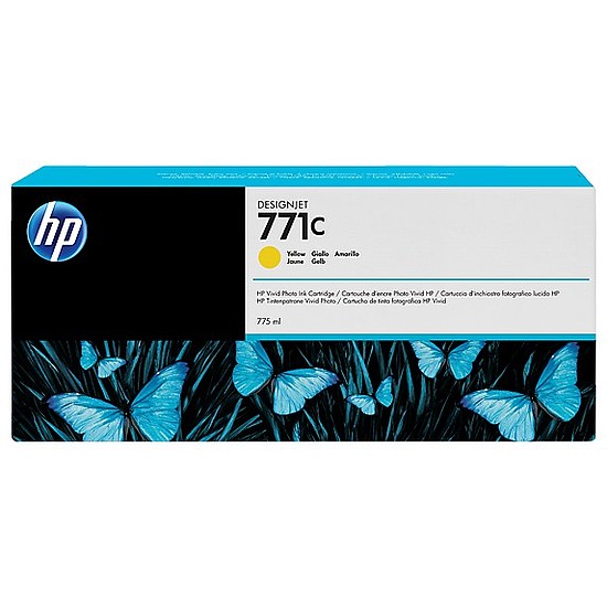 HP B6Y10A No.771C Yellow tintapatron eredeti