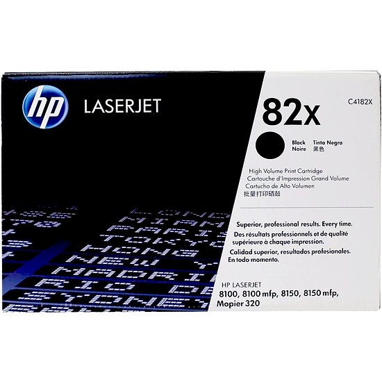 HP C4182X No.82X Black lézertoner eredeti 20K / megszűnő