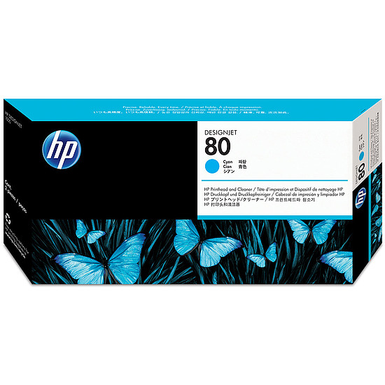 HP C4821A No.80 Cyan nyomtatófej eredeti