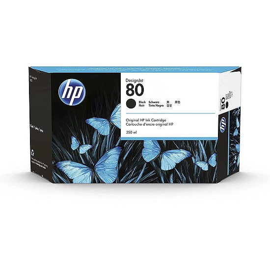 HP C4871A No.80 Black tintapatron eredeti