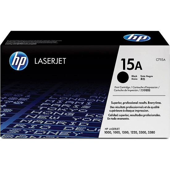 HP C7115A No.15A Black lézertoner eredeti 2,5K