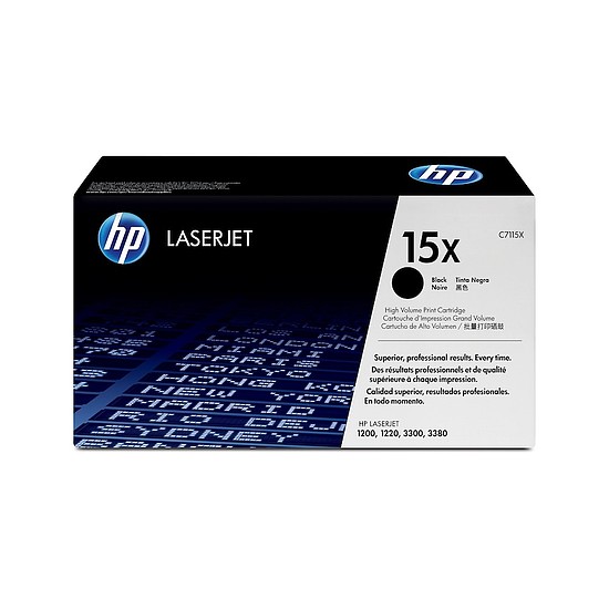 HP C7115X No.15X Black lézertoner eredeti 3,5K