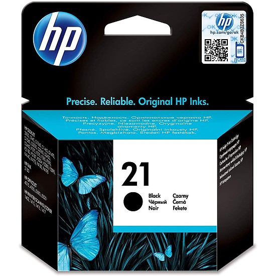 HP C9351A No.21 Black tintapatron eredeti