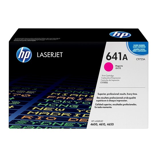 HP C9723A No.641A Magenta lézertoner eredeti 8K / megszűnő