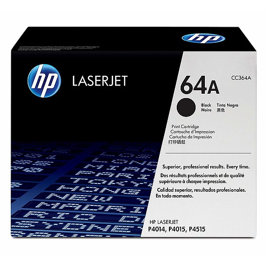 HP CC364A No.64A Black lézertoner eredeti 10K