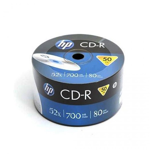 HP CD-R 700MB 80min 52x bulk zsugorozva 50db