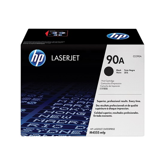 HP CE390A No.90A Black lézertoner eredeti 10K