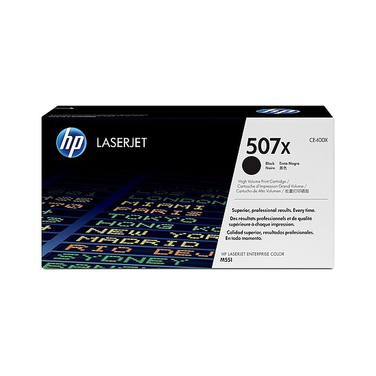 HP CE400X No.507X Black lézertoner eredeti 11K