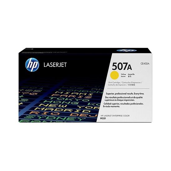 HP CE402A No.507A Yellow lézertoner eredeti 6K